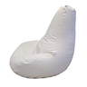 Cotton Home Tear Drop Bean Bag White 90x90cm