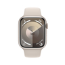 Apple Watch Series 9 GPS + Cellular, Starlight Aluminium Case with Starlight Sport Band, 41 mm, M/L, MRHP3QA/A