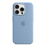 Apple iPhone 15 Pro Silicone Case with MagSafe, Winter Blue, MT1L3ZM/A