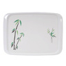 Hoover Bamboo Tree Print Rectangle Tray, 36 x 26 cm, Green/White, HVR.GB1411