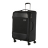 American Tourister Fornax Spinner Soft Trolley  with TSA Combination Lock, 66  cm, Jet Black