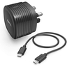 Hama Power Delivery Qualcomm UK Plug and 1 m USB-C Cable, 20 W, Black, 73210584