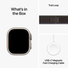 Apple Watch Ultra 2 GPS + Cellular, Titanium Case with Blue/Black Trail Loop, 49 mm, S/M, MRF53AE/A