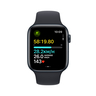 Apple Watch SE GPS, Midnight Aluminium Case with Midnight Sport Band, 40 mm, S/M, MR9X3