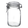 Fidenza Glass Clip Storage Jars With Lid, 2 L, BRR.GW008029