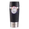 Speed Double Wall Stainless Steel Vacuum Bottle with Silicon, 420 ml, Black, 8067
