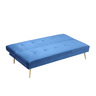 Maple Leaf Fabric Sofa Bed XL-1370 Blue