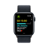 Apple Watch SE GPS, Midnight Aluminium Case with Midnight Sport Loop, 44 mm, MREA3