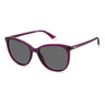 بولارويد نظارة شمسية دائرية للنساء، لون رمادي بعدسات مستقطبة، 4138S B3V