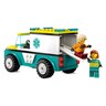 Lego Emergency Ambulance and Snowboarder, 8 pcs, 60403