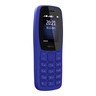 Nokia 105 Dual Sim Feature Phone, Blue, TA-1416