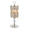 Helvacioglu Steel with Silver Plated Candle Holder, HEL29