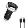 Trands 50 W Car Charger, Black, TR-AD9813