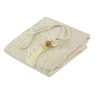 Maple Leaf Islamic Prayer Mat and Tasbeeh Gift Set 63x120cm Cream