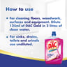 Dac Gold Multi-Purpose Disinfectant & Liquid Cleaner Rose 2 x 2.9 Litres