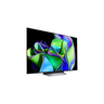 إل جي تلفزيون ذكي 77 بوصة إيفو C3 4K أو إل إي دي باللون الأسود مع تقنية HDR وWebOS وجهاز التحكم عن بعد السحري OLED77C36LA