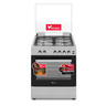 Veneto Gas Cooker with Wide Cast Iron Pan Support, 60 x 60 cm, ‎Stainless Steel, VG66C