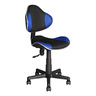 Maple Leaf Adjustable Kids Chair, Office, Computer Chair for Students With Swivel Wheels Black-Blue QZYG