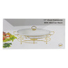 Chefline Oval Casserole with Warmer Rack, 17 inches, 2067