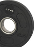 Anvil Olympic Rubber Plate, 5 kg, Black, ANV-RUB-BLA-5KG