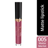 Max Factor Lipfinity Velvet Matte Liquid Lipstick, 005 Matte Merlot, 3.5 ml