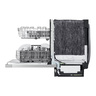 LG QuadWash Inverter Direct Drive Dishwasher, 5 Program, Silver, DFC612FV