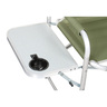 Campmate Aluminium Chair With Side Table, Green/Grey, 80 T