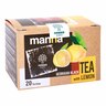 Manna Georgian Black Tea Bag with Lemon, 20 Bags