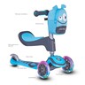 Smart Trike T1 3 Stage 3 Wheel Scooter with Safe Guard, Blue, 2020101