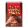 Honeyfield Choc Dipped Cones 8 pcs