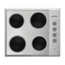 Generalco Built-in Electric Cooking Hob, 4 Hot Plates, 60 cm, Stainless Steel, GC604H