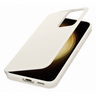 Samsung S23+ Smart View Wallet Case, Cream, EF-ZS916CUEGWW