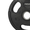 Anvil Olympic Rubber Plate, 10 kg, ANV-RUB-BLA-10KG