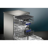 Siemens Free-Standing Dishwasher, 60 cm, 7 Programs, Silver Inox, SN25HI76MM