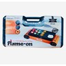 Flame-on Portable Double Gas Stove W/Grill Plate