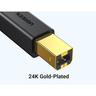 Ugreen USB Printer Cable, 1.5 m, Black, 10350