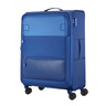 American Tourister Majores Soft Trolley with TSA Combination Lock, 70  cm, Blue
