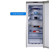Nobel Upright Freezer with 7 Drawers, 300 L, Silver, NUF377NFS