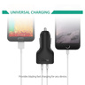 Aukey CC-S3 24W 4.8A Compact Dual Port Car Charger with AiPower, Black