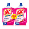 Dac Gold Multi-Purpose Disinfectant & Liquid Cleaner Rose 2 x 2.9 Litres
