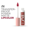 Zayn & Myza Transfer-Proof Power Matte Finish Lip Color, Merry Mauve, 6 ml