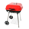 Campmate 18 inches BBQ Charcoal Grill Stand, Red/ Black, BBQG-28018C