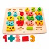 Hape Chunky Number Math Puzzle Set for Kids, E1550
