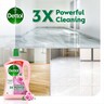 Dettol Rose Anti-Bacterial Floor Cleaner 3 Litres + 1 Litre