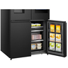 Hisense French Door Smart Screen Refrigerator with Water Dispenser & Ice Maker, 759 L, Black, RQ759N4iBU1