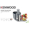 Kenwood Stainless Steel Juice Extractor, 700 W, 1.5 L, Grey/Silver, JEM51.000GS