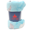 Maple Leaf Flannel Blanket 200 x 220cm Assorted