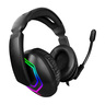 Trands Wired RGB Gaming Headset with Mic, Black, TR-HS917