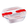 Pyrex Square Dish with Plastic Lid, 211P