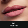 Max Factor Lipfinity Velvet Matte Liquid Lipstick, 045 Posh Pink, 3.5 ml